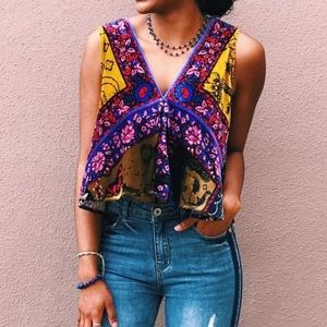 Free People Velvet Crop Top
